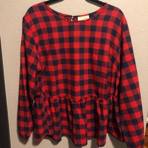 Plaid Shirt/Blouse
